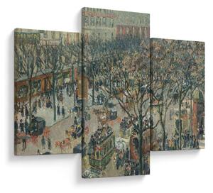Kép - Camille Pissarro, Boulevard des Italiens, Morning, Sunlight, reprodukciók (90x60 cm)