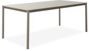 Kalani kerti asztal, alumínium, taupe, 200 x 100 cm