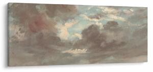 Kép - John Constable, Cloud Study Stormy Sunset, reprodukciók (120x50 cm)