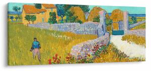 Kép - Vincent van Gogh, Farmhouse in Provence, reprodukciók (120x50 cm)