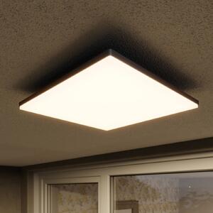 Lucande Henni négyzet alakú LED lámpa kültérre, Alu / szürke / cink, Modern