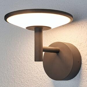 Lucande LED kültéri fali világítás Fenia, antracit, alumínium, IP65
