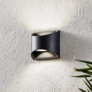 LED kültéri fali lámpa Dodd, félköríves, antracit színű