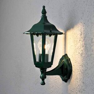Firenze kültéri fali lámpa, zöld, felső foglalat, 36 cm
