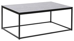 Asztal mdf fém 100x60x40 márvány fekete