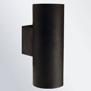 Nordlux Tin Maxi Double kültéri fali lámpa fekete, dimmelhető, Fekete, fém, Modern