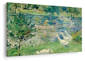 Kép - Berthe Morisot, Girl in a Boat with Geese, reprodukciók (90x60 cm)