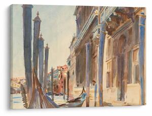 Kép - John Singer Sargent, Gondola Moorings on the Grand Canal, reprodukciók (70x50 cm)