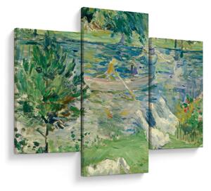 Kép - Berthe Morisot, Girl in a Boat with Geese, reprodukciók (90x60 cm)