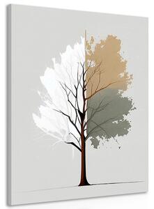 Kép minimalista többszínű fa