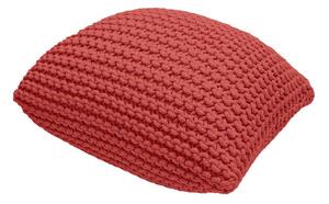 Piros kötött puff Knit – Bonami Essentials