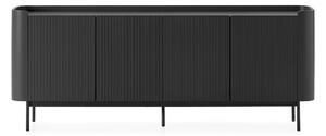 Fekete komód 200x80x40 cm Willa – MOME