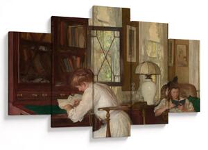 Kép - Edmund Tarbell, Josephine and Mercie, reprodukciók (150x105 cm)