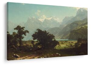 Kép - Albert Bierstadt, Lake Lucerne, reprodukciók (90x60 cm)