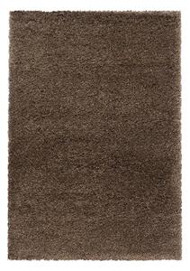 Sötétbarna szőnyeg 60x110 cm Fluffy – Ayyildiz Carpets