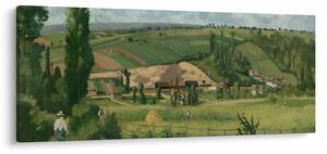 Kép - Camille Pissarro, Landscape at Les Pâtis, Pontoise, reprodukciók (120x50 cm)
