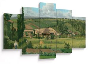Kép - Camille Pissarro, Landscape at Les Pâtis, Pontoise, reprodukciók (150x105 cm)