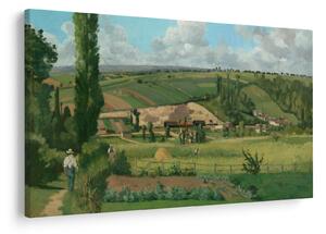 Kép - Camille Pissarro, Landscape at Les Pâtis, Pontoise, reprodukciók (90x60 cm)