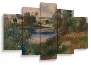 Kép - Auguste Renoir, Landscape at Vetheuil, reprodukciók (150x105 cm)