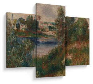 Kép - Auguste Renoir, Landscape at Vetheuil, reprodukciók (90x60 cm)