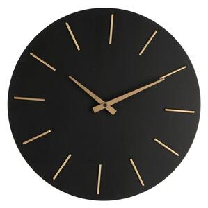 Bizzotto Timeline 40 Fekete-Arany Minimál Fali Óra