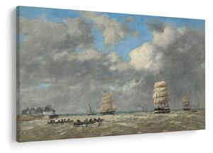 Kép - Eugène Boudin, Le Havre, reprodukciók (90x60 cm)
