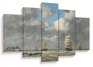 Kép - Eugène Boudin, Le Havre, reprodukciók (150x105 cm)
