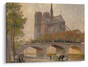 Kép - Robert William Vonnoh, Notre Dame de Paris, reprodukciók (70x50 cm)