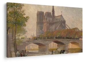 Kép - Robert William Vonnoh, Notre Dame de Paris, reprodukciók (90x60 cm)