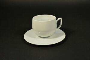 Fehér porcelán csésze alj 18 cm