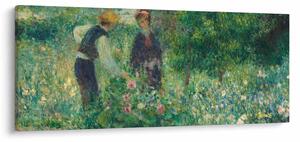 Kép - Auguste Renoir, Picking Flowers, reprodukciók (120x50 cm)