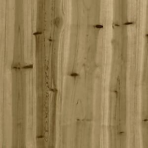 VidaXL tömör impergnált fenyőfa gabion kerti pad 63 x 31,5 x 42 cm