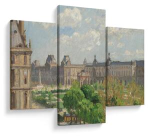 Kép - Camille Pissarro, Place du Carrousel, Paris, reprodukciók (90x60 cm)