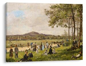 Kép - French 19th Century, Race Course at Longchamps, reprodukciók (70x50 cm)