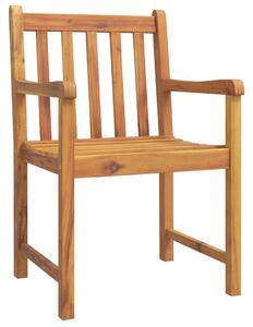 VidaXL 6 db tömör akácfa kerti szék 56 x 55,5 x 90 cm