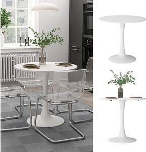 Vicco Carl fehér kerek étkezőasztal – 80 cm