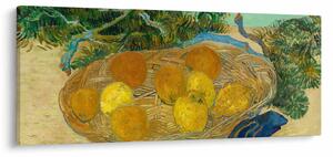Kép - Vincent van Gogh, Still Life of Oranges and Lemons with Blue Gloves, reprodukciók (120x50 cm)