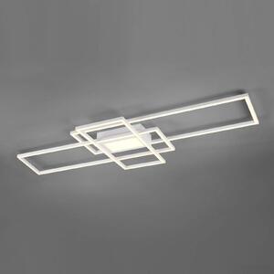 Trio Lighting Irvine LED lámpa 3 000-6 500 K, fehér matt, dimmelhető, Fehér / opál, Nappali / Étkező, fém, Modern