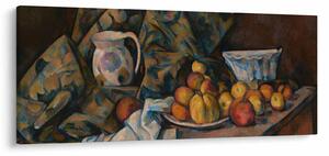 Kép - Paul Cézanne, Still Life with Apples and Peaches, reprodukciók (120x50 cm)