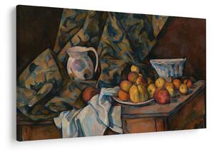 Kép - Paul Cézanne, Still Life with Apples and Peaches, reprodukciók (90x60 cm)