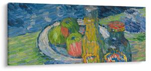 Kép - Alexej von Jawlensky, Still Life with Bottles and Fruit, reprodukciók (120x50 cm)