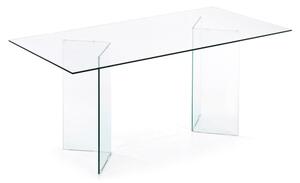 Üveg étkezőasztal 90x180 cm Burano – Kave Home