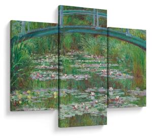 Kép - Claude Monet, The Japanese Footbridge, reprodukciók (90x60 cm)