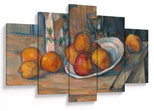 Kép - Paul Cézanne, Still Life with Milk Jug and Fruit, reprodukciók (150x105 cm)