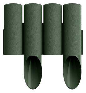 Cellfast Ágyásszegély, fautánzatú, zöld, 4 tagos, 2,3 m (34-042)