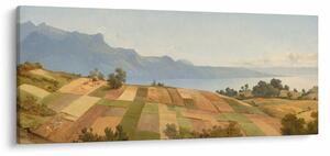 Kép - Alexandre Calame, Swiss Landscape, reprodukciók (120x50 cm)
