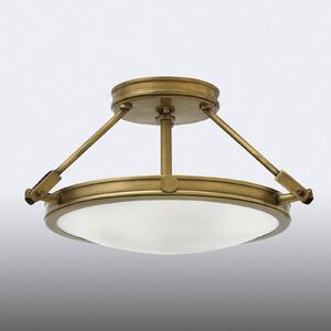 HINKLEY Távolságtartó mennyezeti lámpa Collier 41,7 cm, Bronz / antik sárgaréz, Üveg, Antik