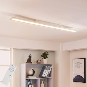 Arcchio LED panel Arya, 120 cm, fehér, fényerőszabályzó, alumínium, dimmelhető, Fehér / opál, Dolgozószoba / Iroda, Műanyag