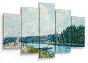 Kép - Alfred Sisley, The Banks of the Oise, reprodukciók (150x105 cm)