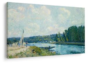 Kép - Alfred Sisley, The Banks of the Oise, reprodukciók (90x60 cm)